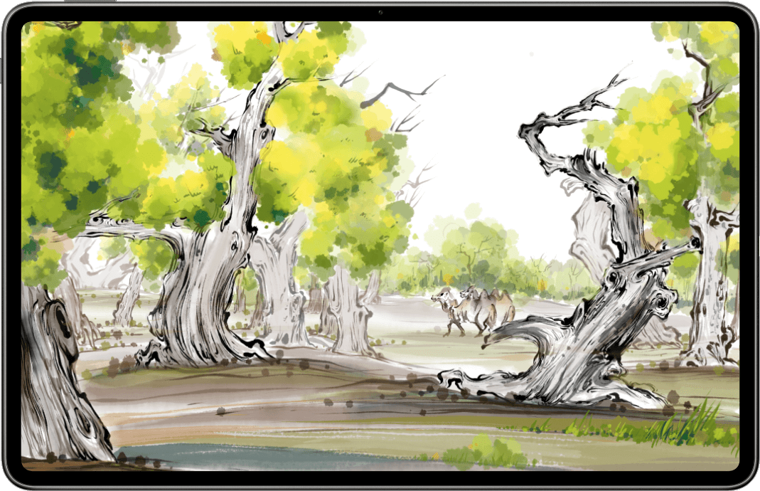 huawei matepad pro 12.6 彩绘